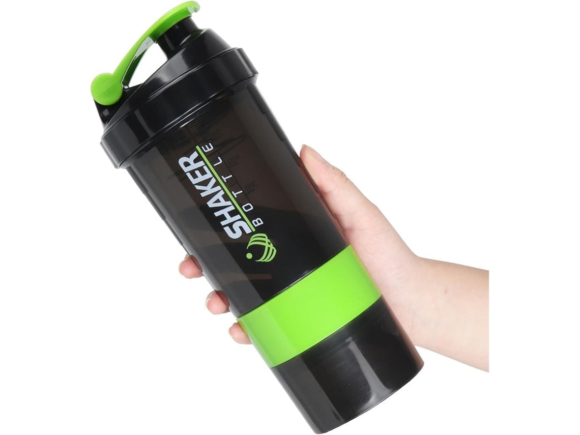 Nueva botella mezcladora de proteínas Spider 550 ml, envío en 24 h (negra)