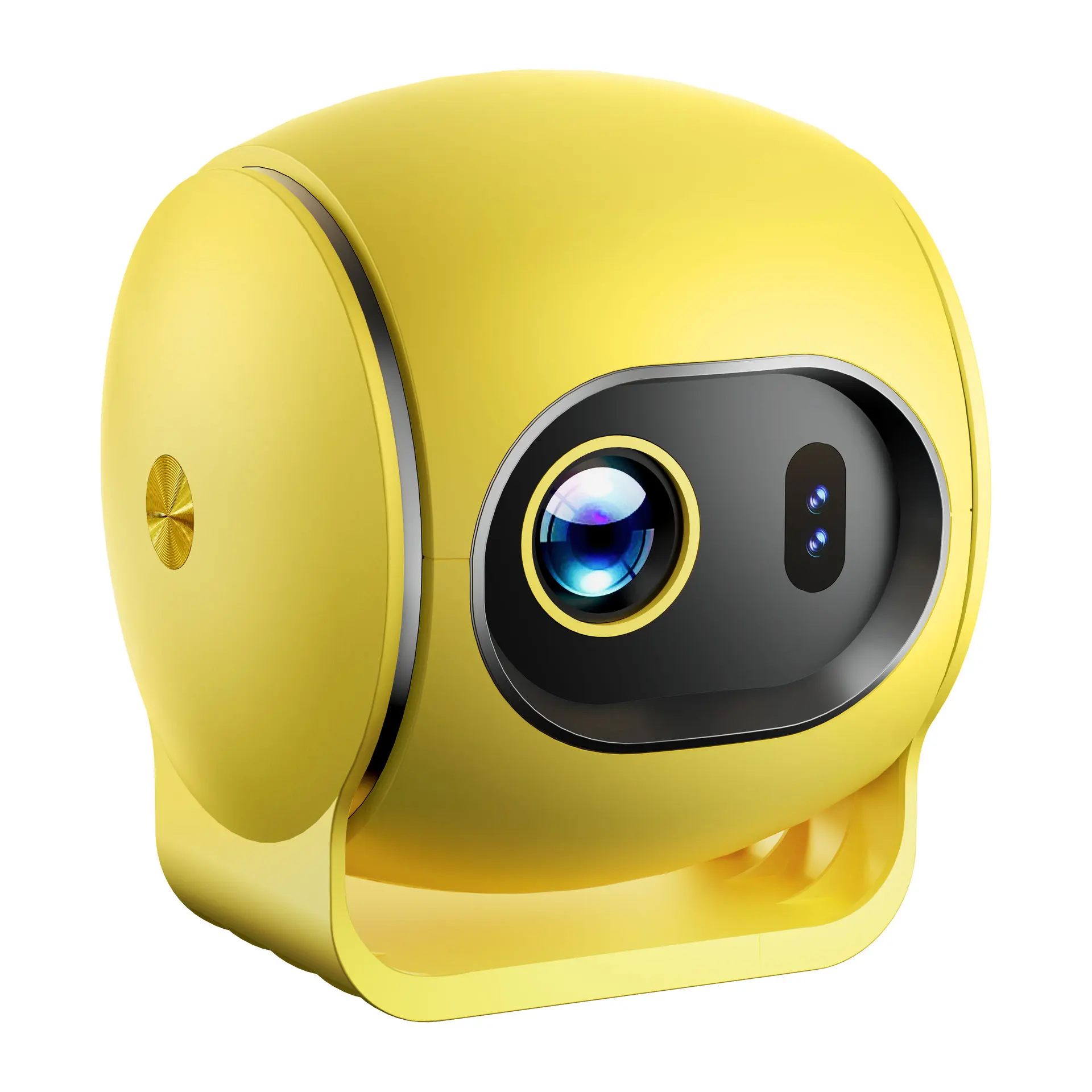 Proyector Doméstico 4k De Alta Definición Con Wi-fi Inalámbrico Y Tiro Corto (estándar Europeo Amarillo)