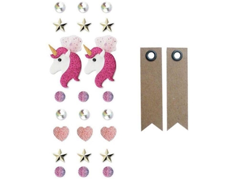 Pegatinas + Etiquetas GRAINE CRÉATIVE Unicornio