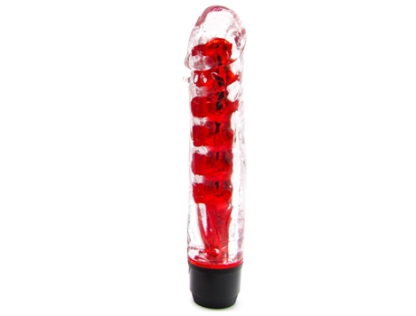 Estimuladores SANINEX SEXTOYS Vibrador Fantastic Reality (Rojo)