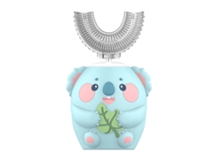 Cepillo De Dientes Eléctrico Para Niños, En Forma De U, 6 Velocidades Ajustables, Para Niños De 2 A 6 Años. Verde Czhhmart