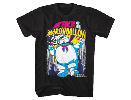 Camiseta ROCKINSTONE Attack of the Marshmallow Real Ghostbusters (XXL)