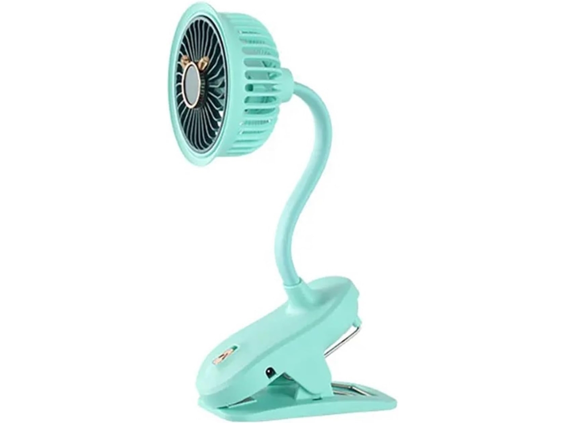 Ventilador De Escritorio Usb Mini Ventilador Eléctrico Portátil Con Clip Mano Recargable Por Silencioso Para