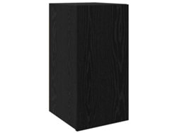 Mueble para TV | Mueble para TV | Mueble para TV de pared, roble negro, 30,5 x 30 x 60 cm
