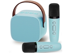 Mini máquina de karaoke para niños, ideal como regalo de Navidad o cumpleaños para niñas, niños, adolescentes y adultos. Micrófono inalámbrico. Yizhood.