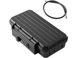 Caja Fuerte Portátil Con Cerradura De Combinación Segura E Impermeable, Caja De Seguridad Compacta