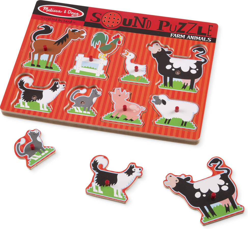 Rompecabezas MELISSA & DOUG Sonido - Animales de Granja