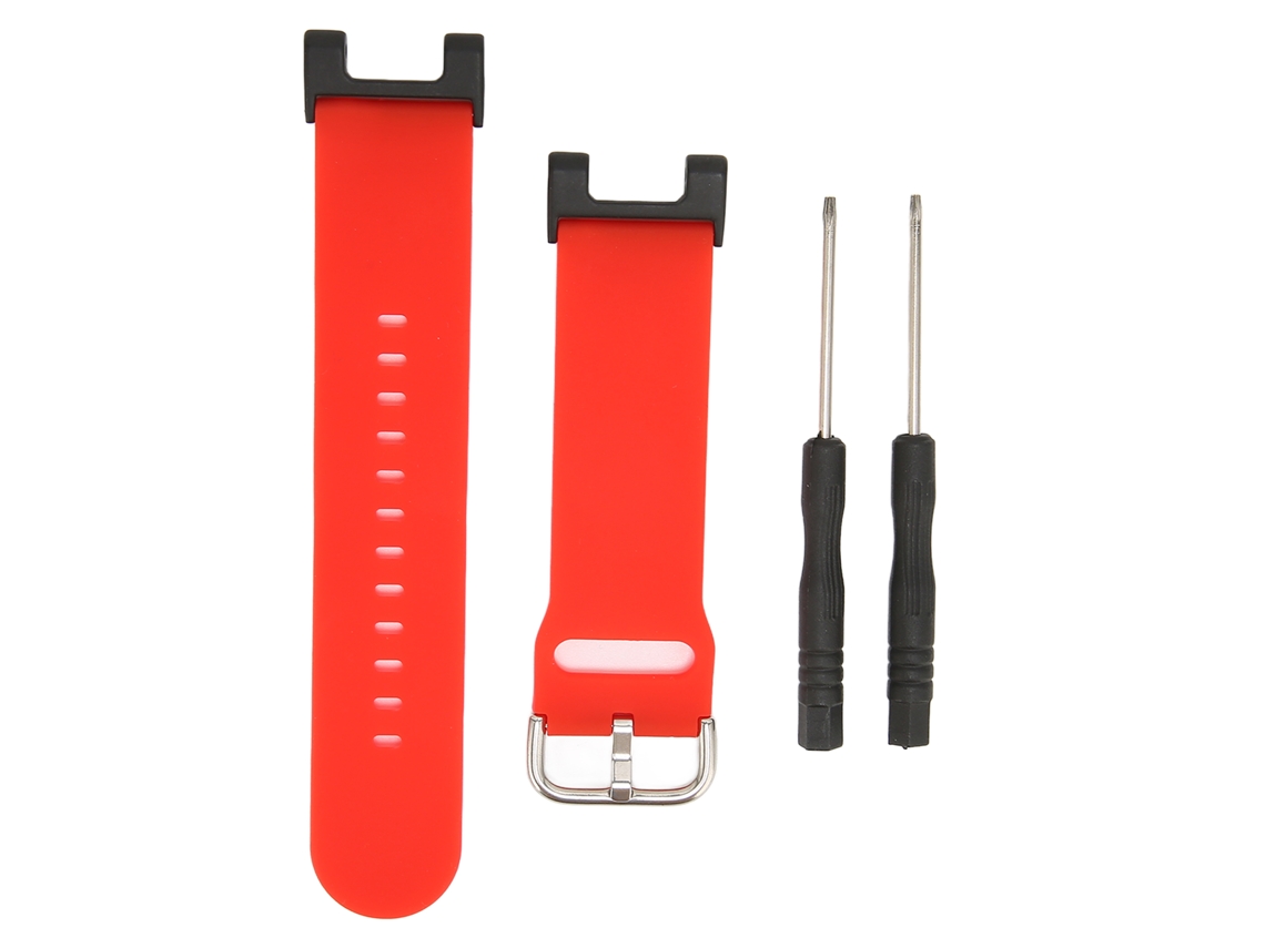 Cinta De Relógio Inteligente De Silicone Cor Única Para Amazfit Trex Trex Pro (vermelha)