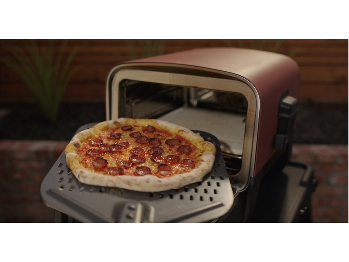 Horno de pizza y exterior NINJA Oo101Eu Eléctrico Negro Rojo Plata 2400 W