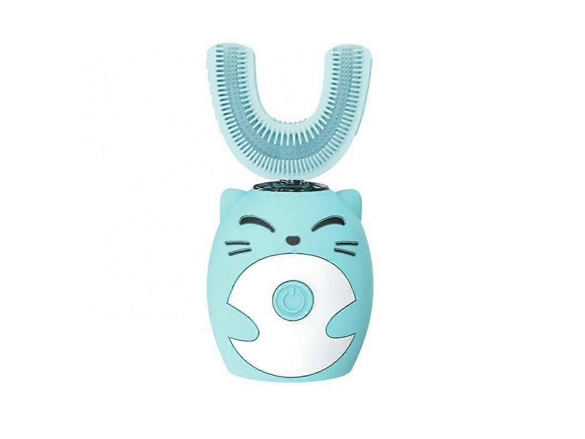 Cepillo de dientes eléctrico ultrasónico GOKOCO para niños, con forma de U, recargable por USB, para una limpieza inteligente del bebé.
