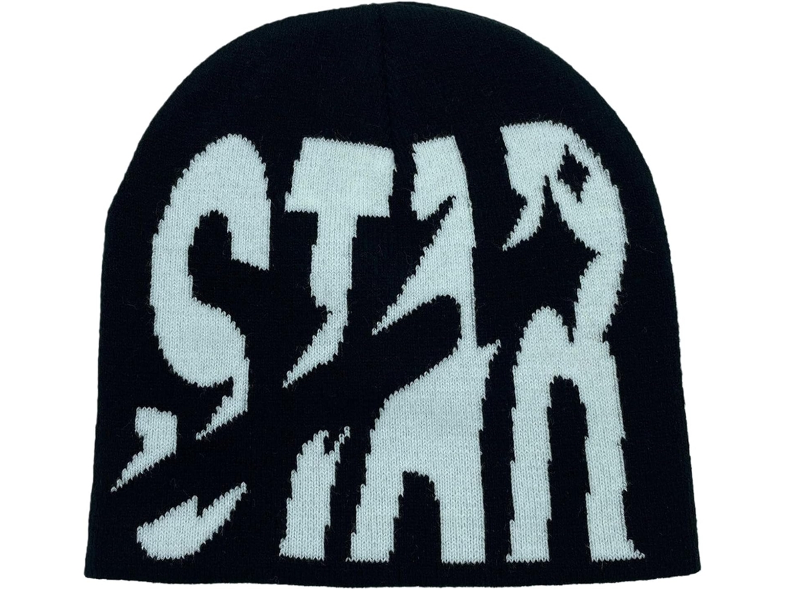 Gorro De Punto Con Letra Y Estrella Para Todas Las Edades - Gorro Abrigado Estilo Hip-hop Para Adolescentes