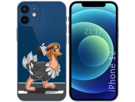 Carcasa iPhone 12 / 12 Pro (6.1) TUMUNDOSMARTPHONE Avestruz Multicolor