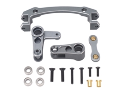 Protector De Servo De Aluminio Bellcrank Para Coche Rc Arrma 1/8 Mojave 4x4 4s Blx De Acero Titanio