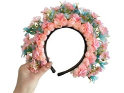Diademas Florales Para Mujer - Corona De Flores Para El Cabello Para Bodas Y Fiestas
