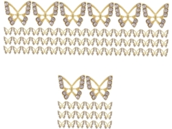 80 Pièces Ornements De D'ongle Ongles Gemmes Charmes D'ongles Décor D'or A Pour En Acrylique