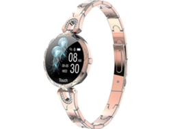 Reloj para mujer con monitor de actividad física, presión arterial, pasos, calorías y sueño, para Android e iOS.