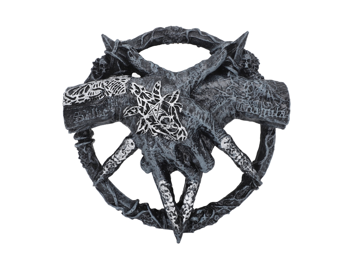 Estatua de manos de diablo de resina Baok para Halloween, escultura terrorífica y exquisita, decoración con acabado brillante.