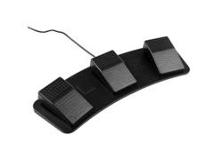 Pedal Multifuncional Usb Fs23-p Con Triple Interruptor De Pie, Personalizado Para La Captura De Imágenes, Música Y Control De Juegos.