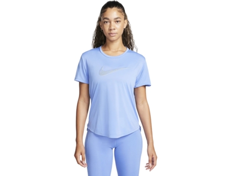 Camiseta de Mujer para Running NIKE Poliéster Azul (S)