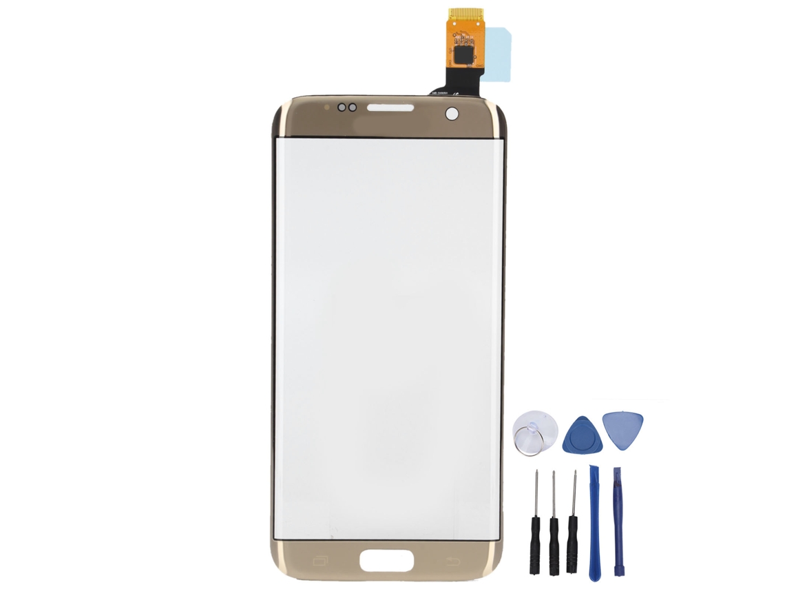 Cristal De Digitador De Pantalla Táctil De Repuesto Para Samsung S7 Edge Con Herramientasgold