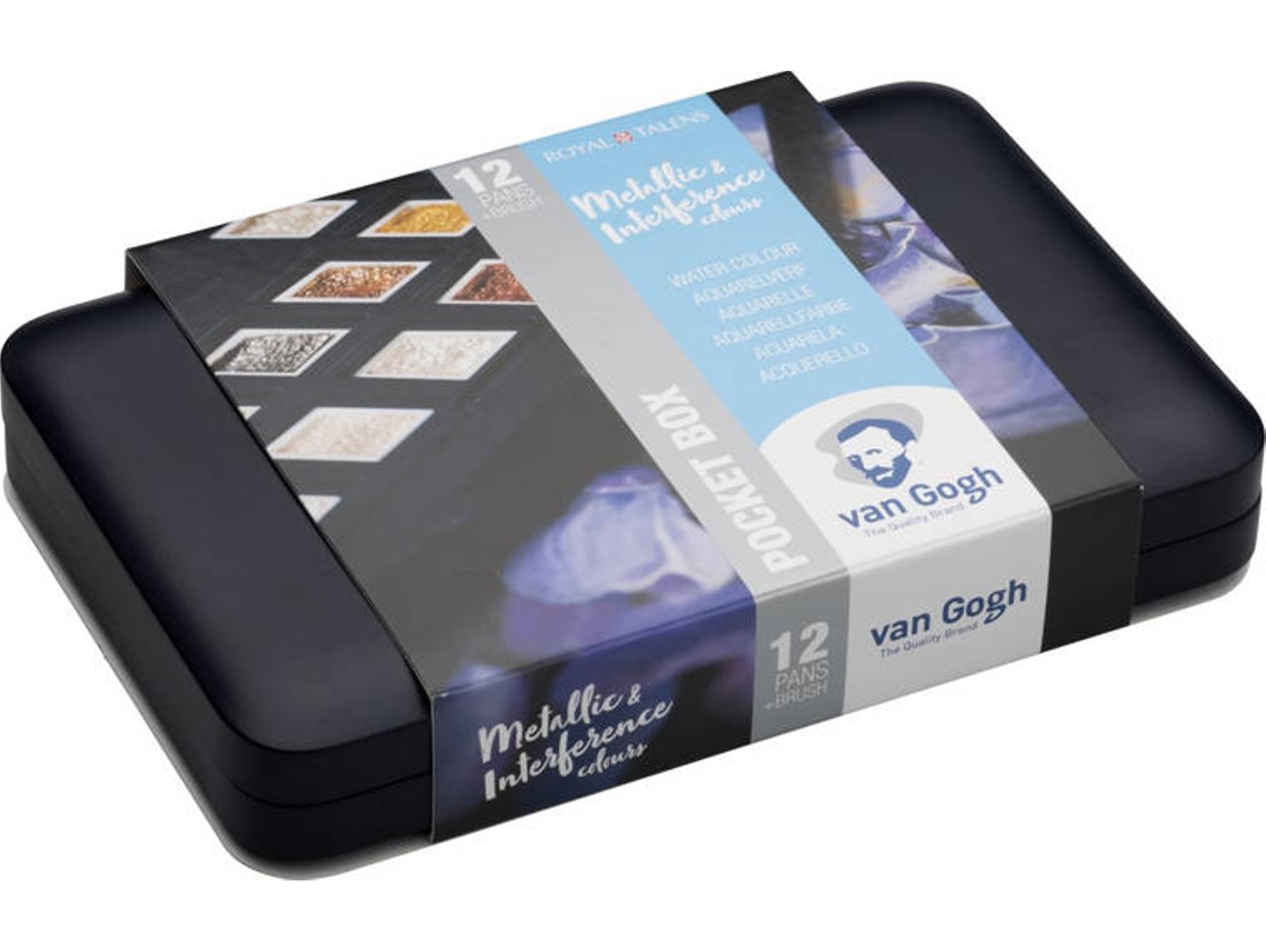 Aquarelas VAN GOGH Pocket Box colores especiales (12 Unidades)