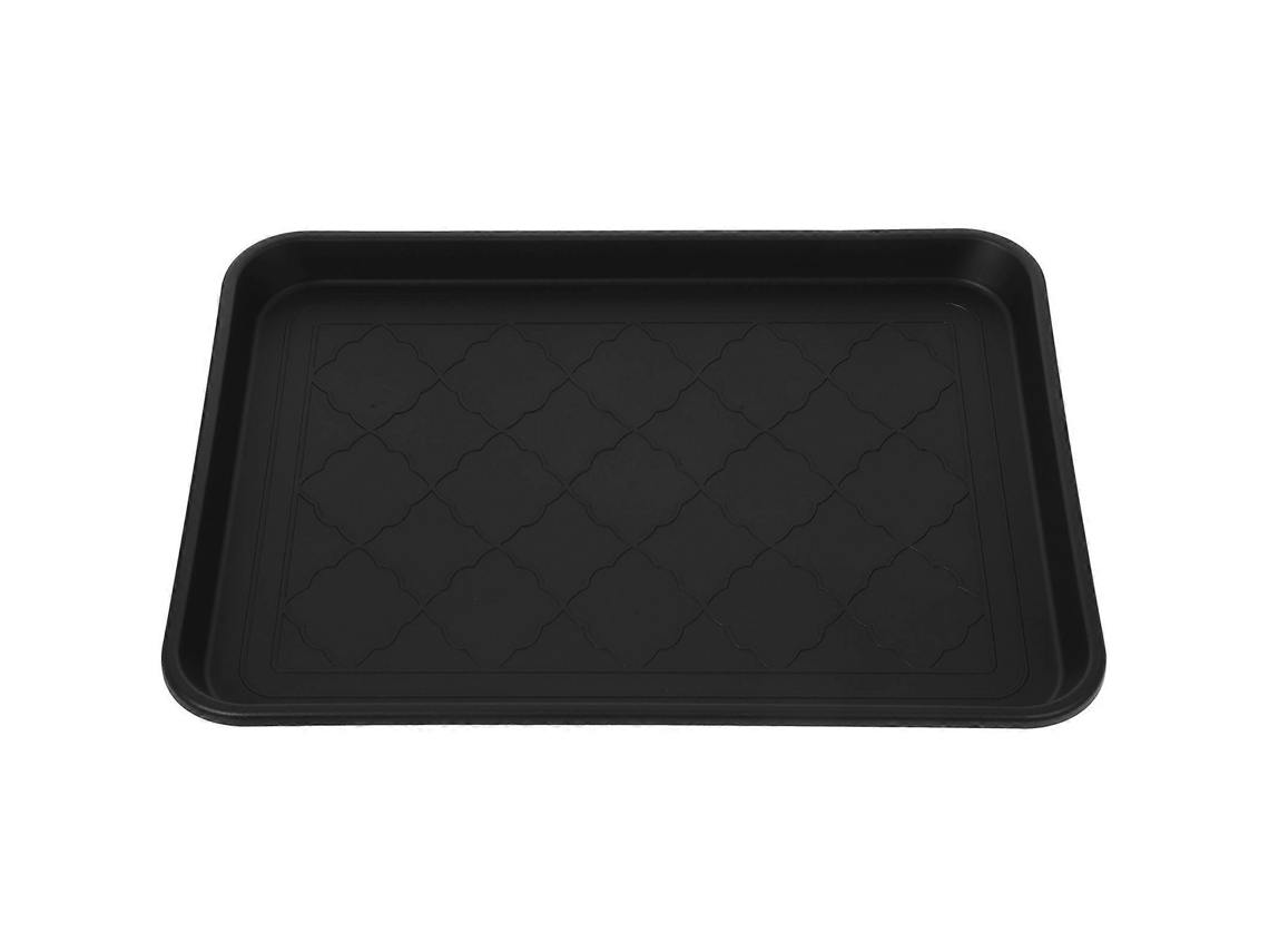 Bandeja para zapatos de entrada, soporte para macetas, bandeja para comida de mascotas, bandeja de almacenamiento de plástico