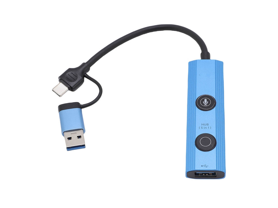 Estación De Acoplamiento Para Portátiles Ai 5 En 1, Concentrador Usb 3.0 Con 3 Puertos Y Herramienta De Transcripción Y Traducción Por Voz