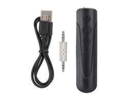 Adaptador Bluetooth para coche EOOCOO negro con función de llamadas y conexión dual 4.1