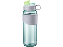Botella Deportiva 900ml Verde Con Marcador De Tiempo Bpa Free Fácil De Limpiar