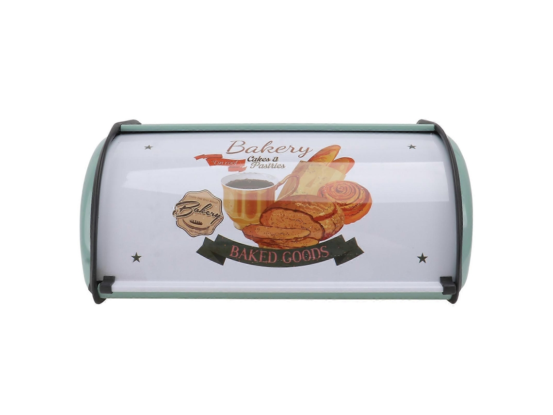 1 Pieza De Caja De Pan De Metal A Prueba De Polvo, Recipiente Práctico Para Almacenamiento Doméstico De Alimentos Webake
