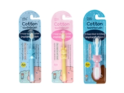 3 cepillos de dientes para niños cepillos de dientes de dibujos animados para niños pequeños cepillos de dientes con cerdas para niños (multi)