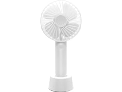 Mini Ventilador De Escritorio Usb Portátil Mano Con Batería Recargable Y Base 3 Modos Para