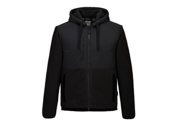Chaqueta Polar Kx3 Borg Para Hombre Negro Gris / Xxxl