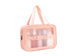 Bolsa de viaje grande con cremallera transparente para hombres y mujeres KOFIHETY