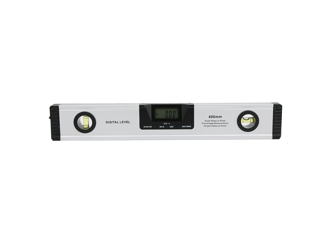 Regla Niveladora Digital Lcd Protraktor Con Inclinómetro Láser Magnético, 400 Mm