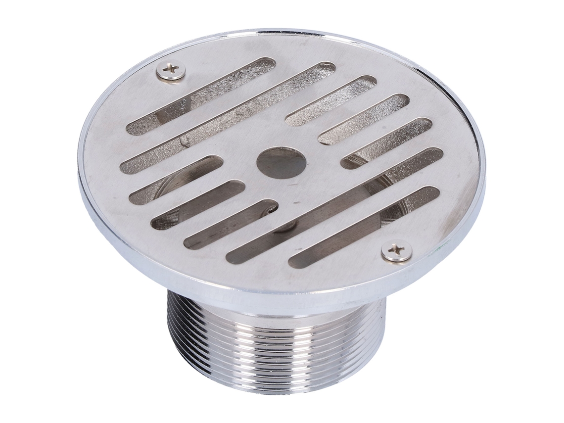 Desagüe redondo de acero inoxidable para piscina con rebosadero