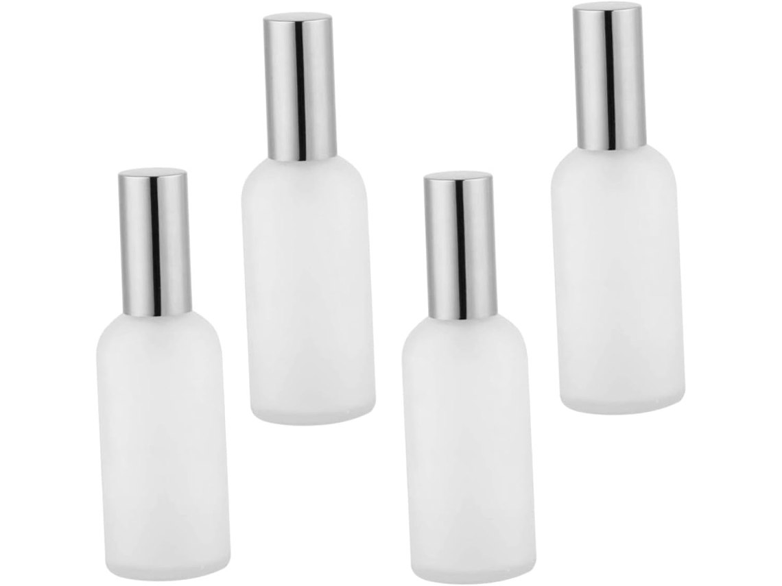 4pièces Flacons Pulvérisateurs Verre Dépoli Rechargeables Para Parfum Y Lotions