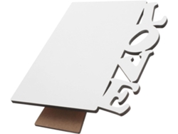 Marco Fotos Madera Blanco Sublimación Panel Rígido Diy Decoración Centro Escritorio Familiar Personalizado