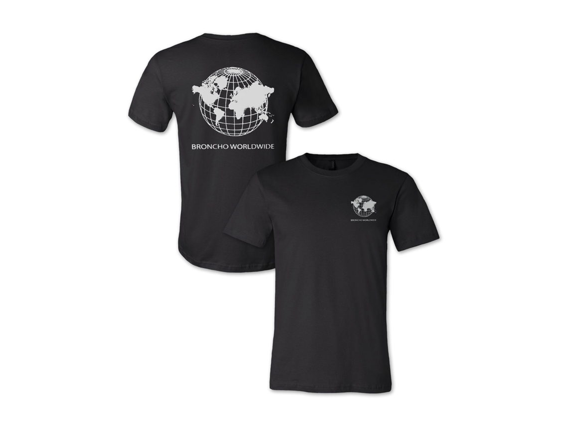 Broncho Worldwide T-shirt Rockinstone Unisex Adults Best Sellers Size:l