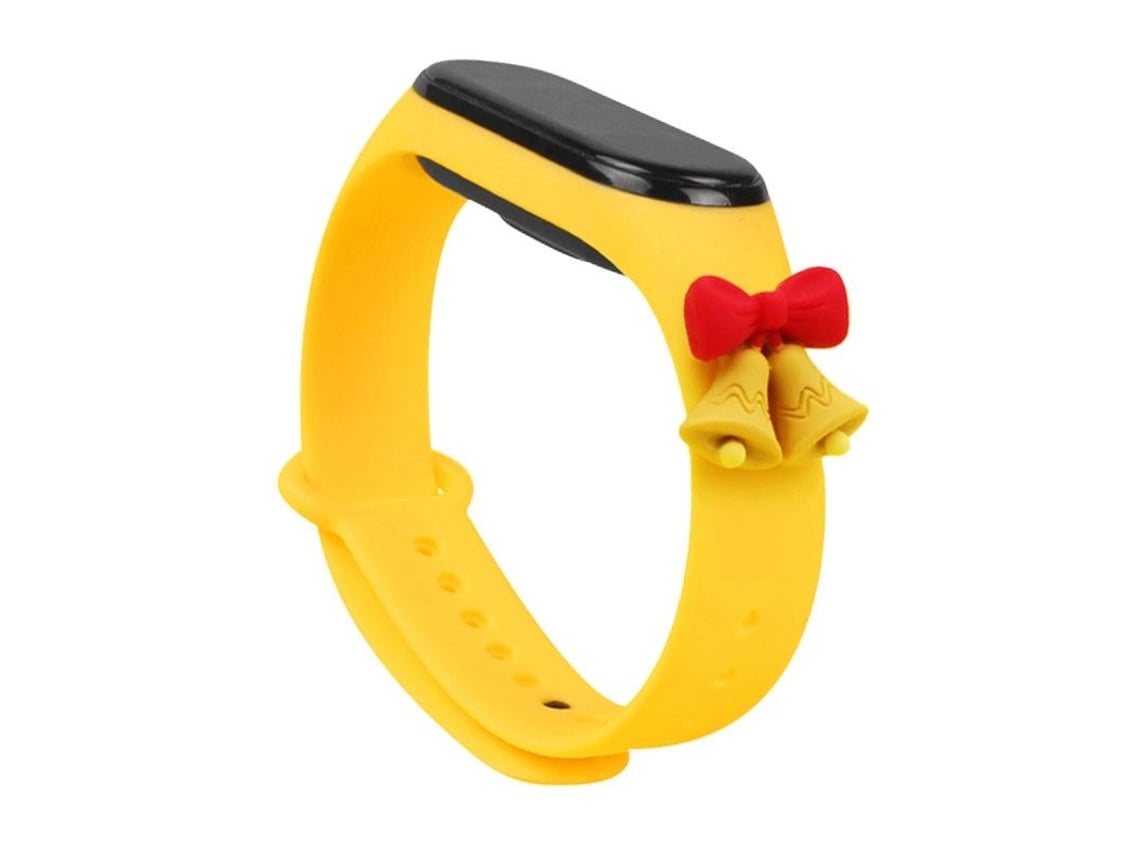 pulsera de navidad para Xiaomi Mi Band 6 / Mi Band 5 - amarillo