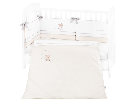 Juego De Cama Bordado 2 Piezas 60X120Cm Dream Big Beige KIKKA BOO