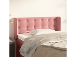 Cabecerocabecero De Camapanel De Cabecera De Terciopelo Rosa 93x16x78/88 Cm