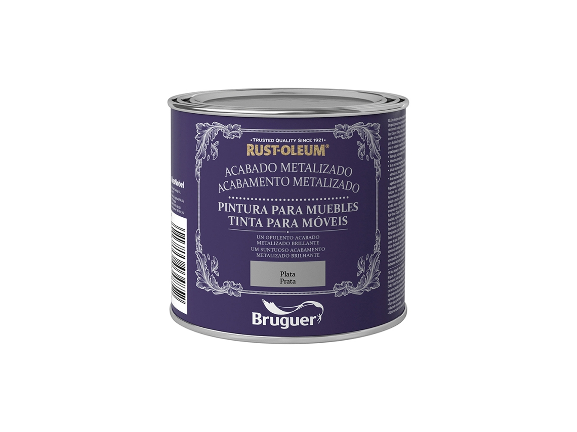 Pintura para Muebles BRUGUER HAMMERITE XYLADECOR 25427 Plateado (0.125 L)