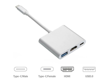 Adaptador Usb 3.0 Tipo C Usb-C A Hdmi Para Apple Nuevo Macbook Compatible Con Hdmi YOLISTAR