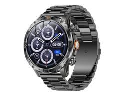 Reloj Inteligente Ak91 Con Batería De 1000 Mah, Linterna, Brújula, Llamadas Bluetooth, Ip68 (negro)