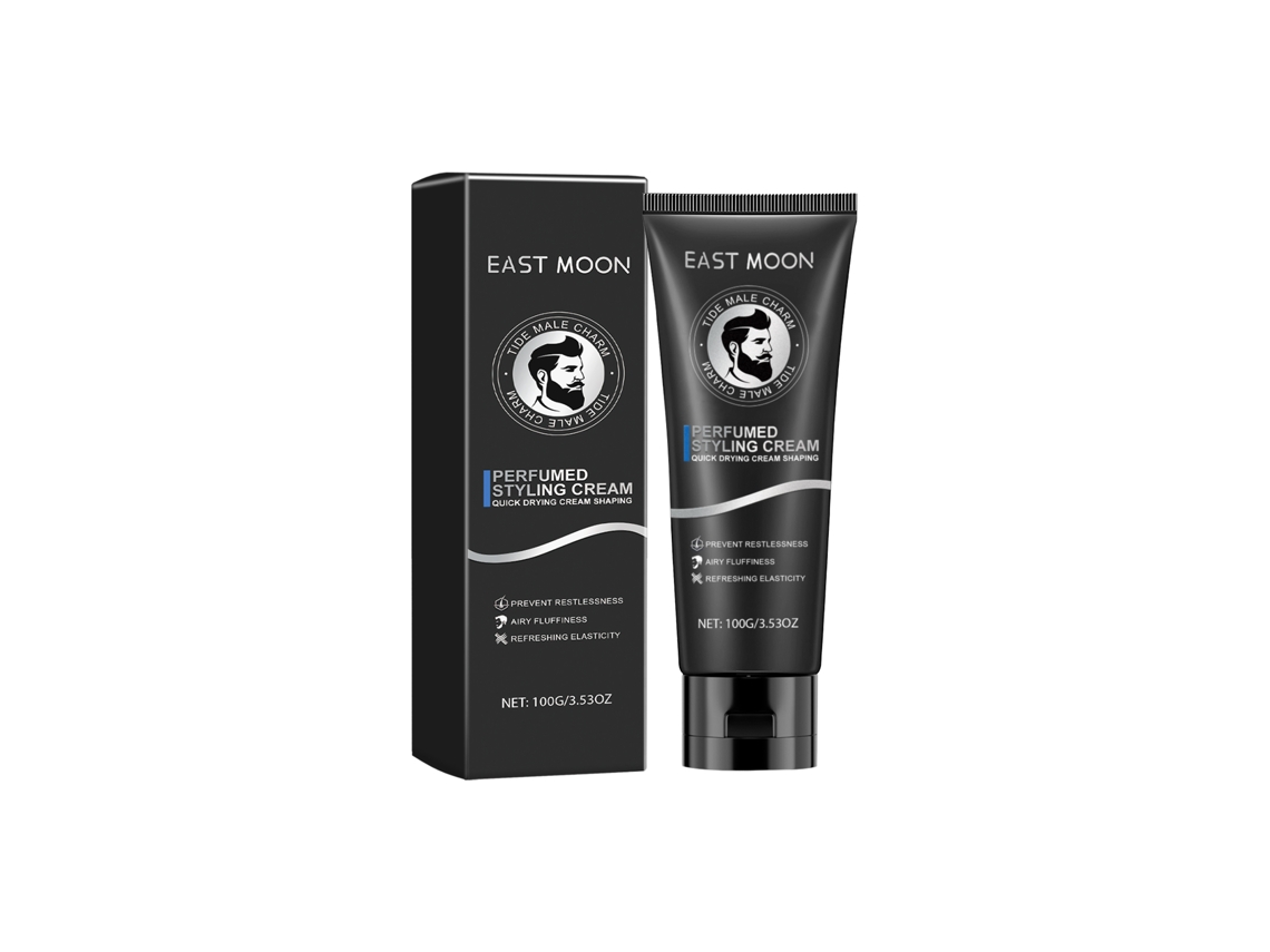 Crema de peinado aromática East Moon para hombres, frescura 3D de larga duración, no grasa.