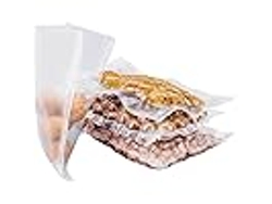 100 bolsas de almacenamiento al vacío Chrui, ideales para almacenar y congelar alimentos (25 x 35 cm)