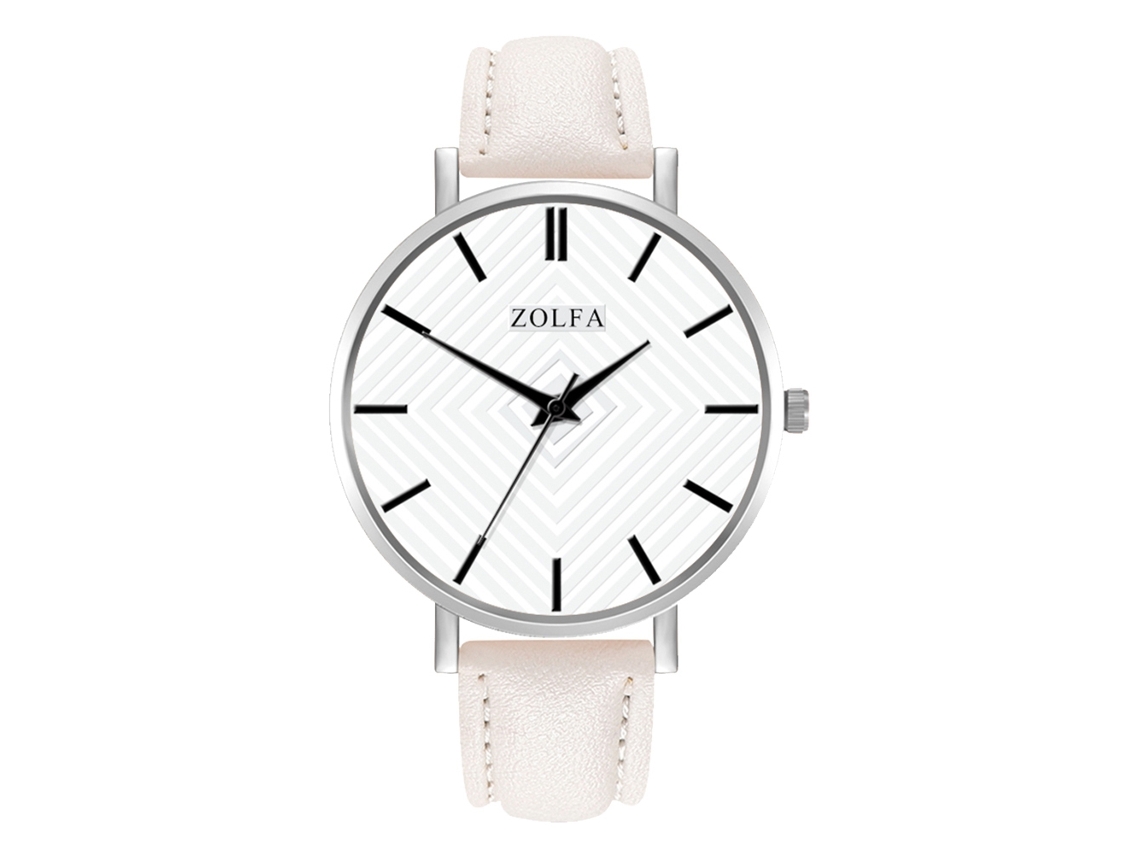 Reloj De Mujer Con Correa De Piel Sintética Y Movimiento De Cuarzo, Estilo Sencillo Para Uso Diario.