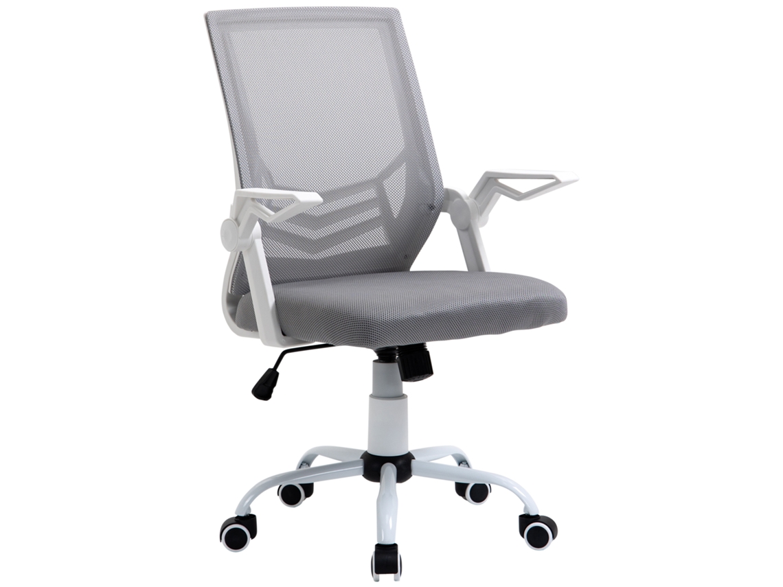 Silla De Oficina Ergonómica De Malla Con Brazos Plegables
