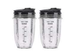 2 vasos de repuesto Ninja Tapa Auto IQ BL480 BL642 BL450 BL682 de 18 oz